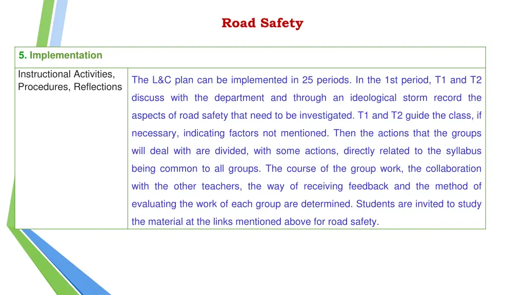 road safety 5