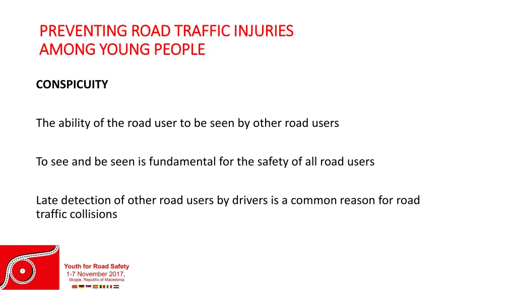 preventing road traffic injuries preventing road 10