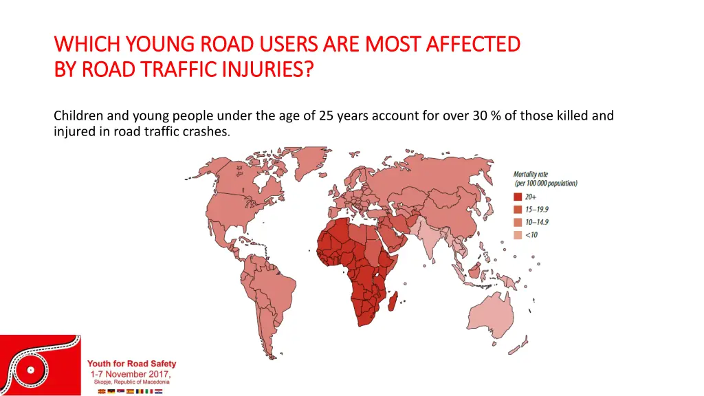 which young road users are most affected which