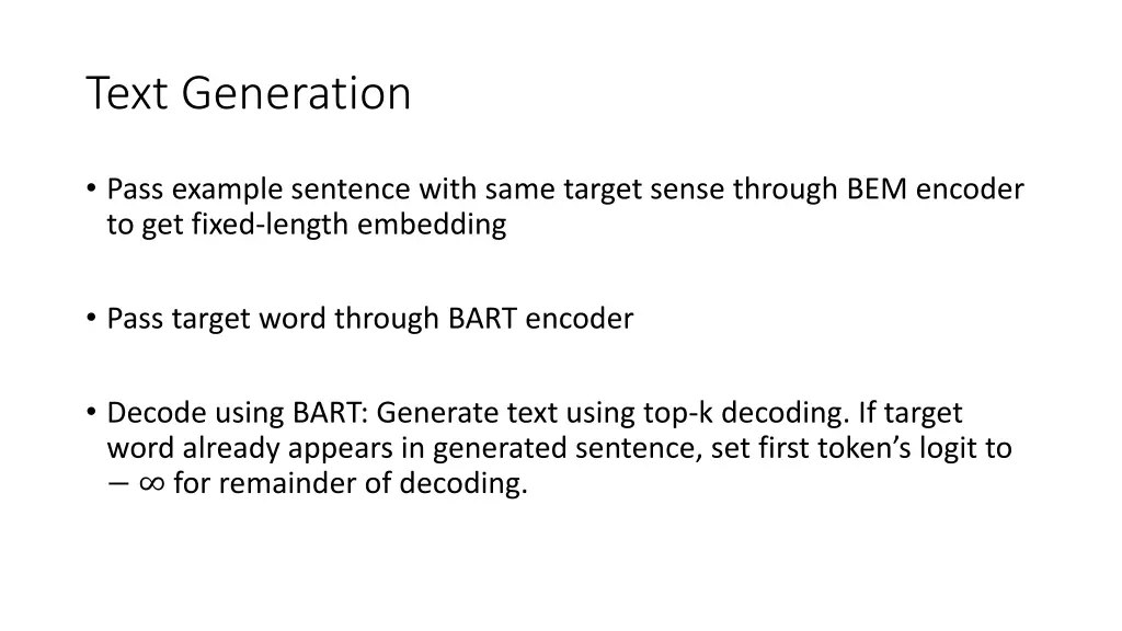 text generation