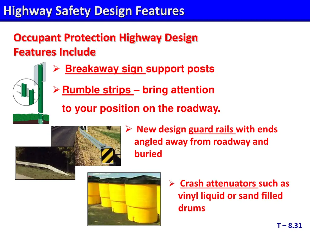 highway safety design features