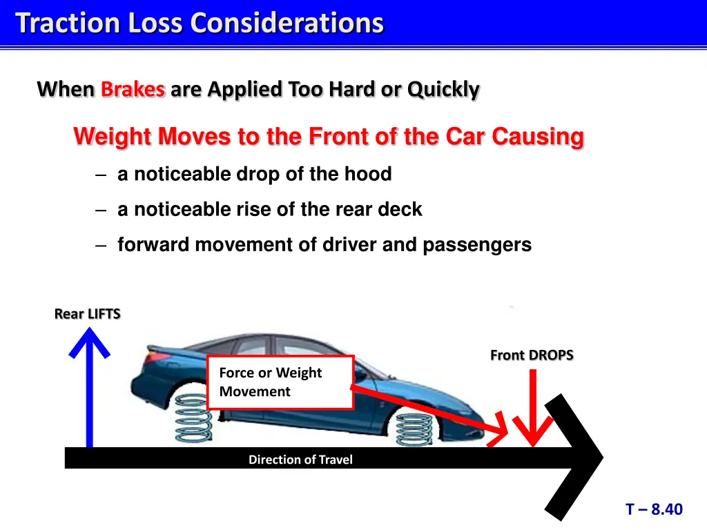 traction loss considerations 1