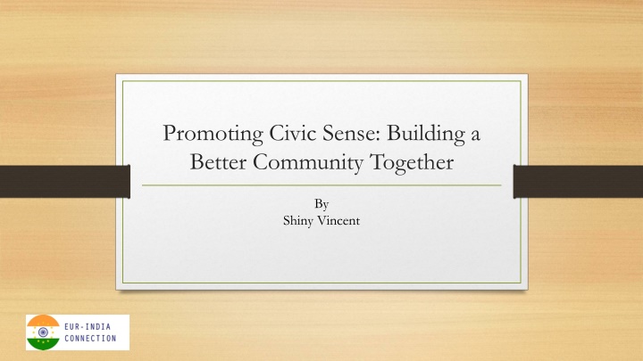 promoting civic sense building a better community