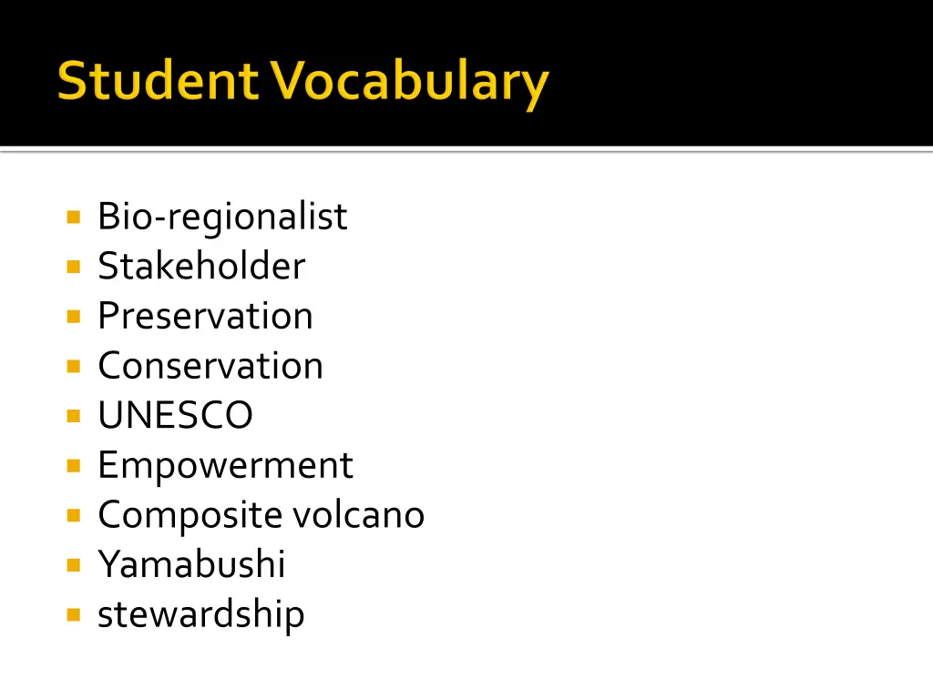 bio regionalist stakeholder preservation