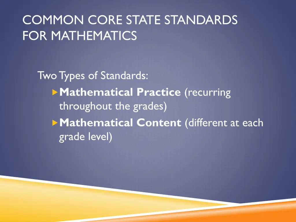 common core state standards for mathematics