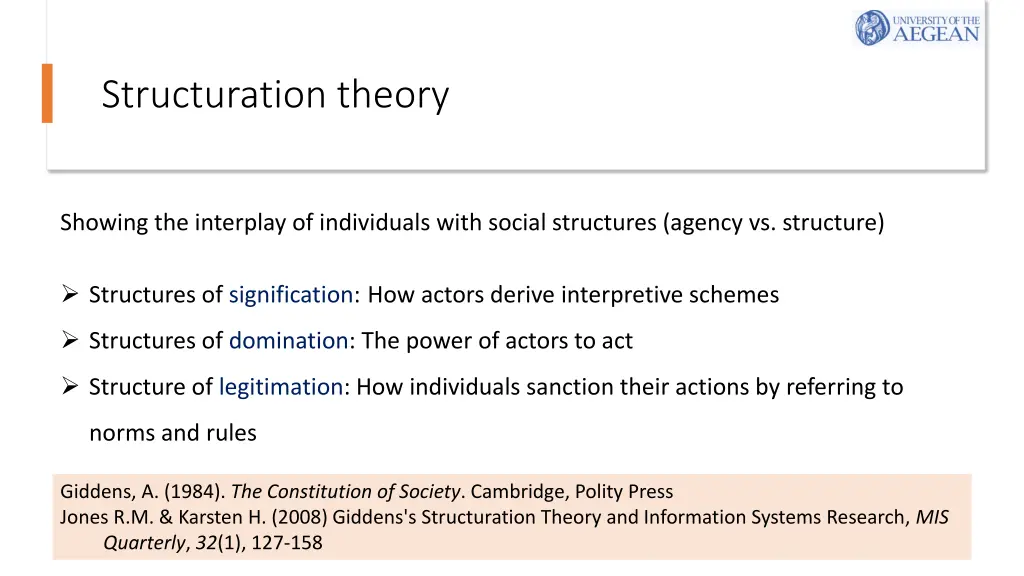 structuration theory