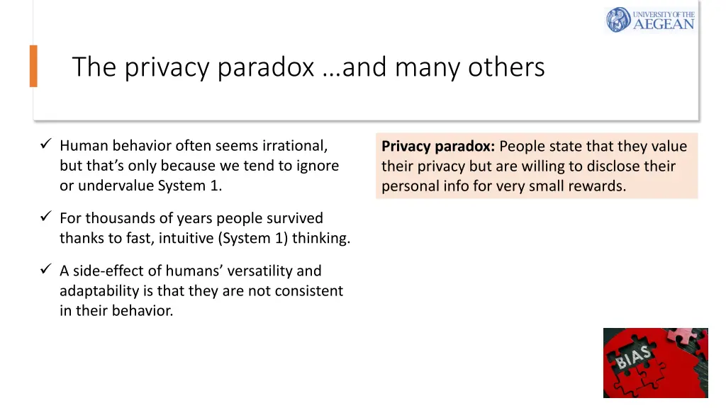 the privacy paradox and many others