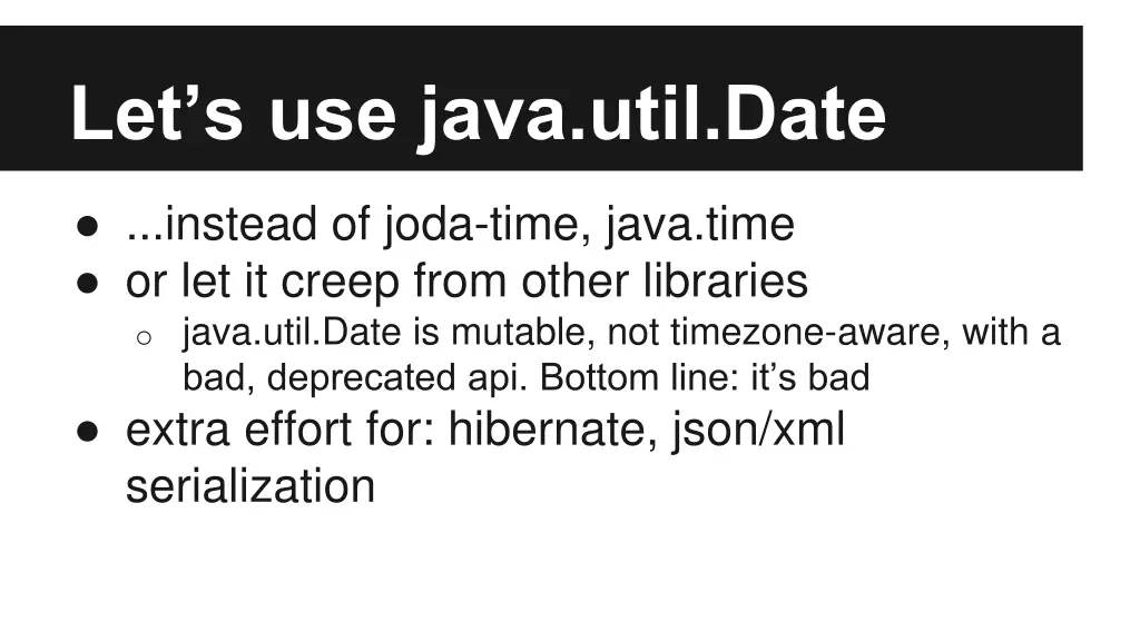 let s use java util date