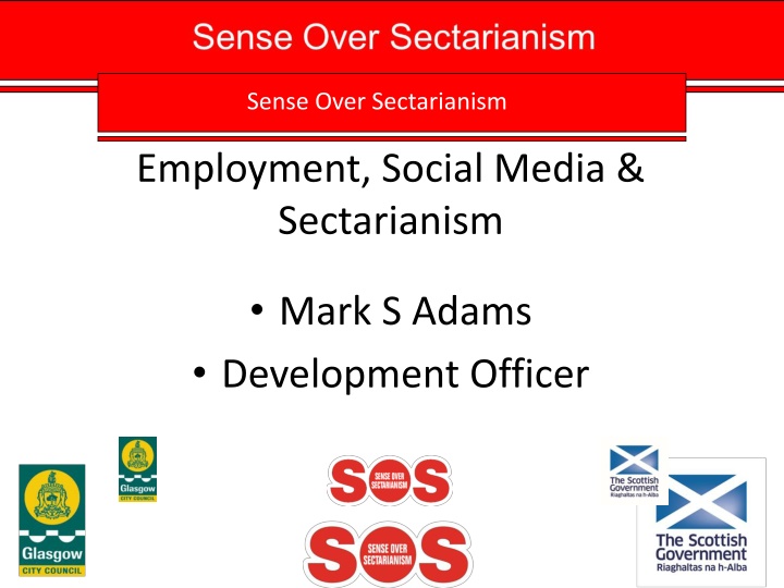 sense over sectarianism sense over sectarianism