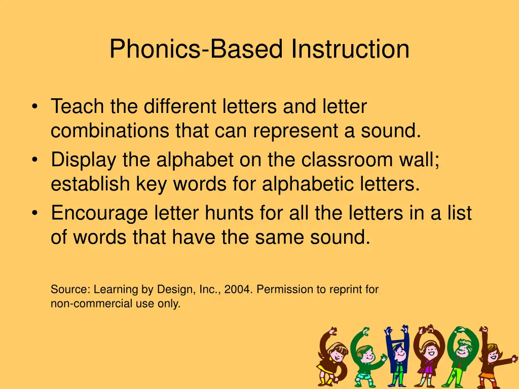 phonics based instruction