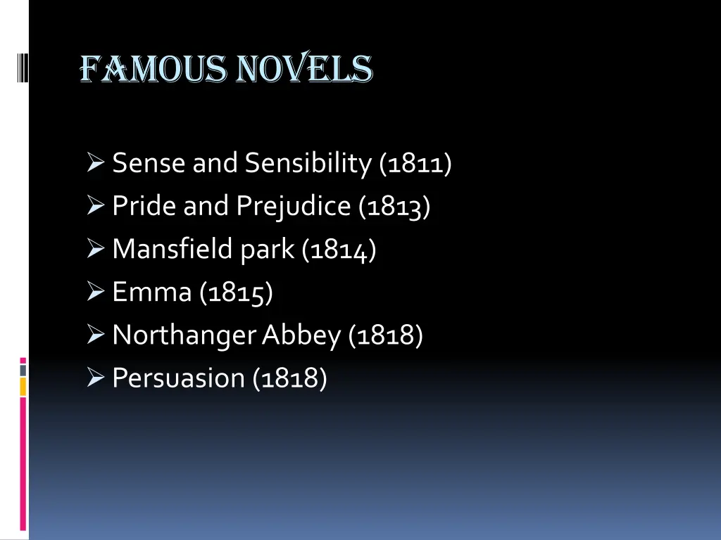 famous novels