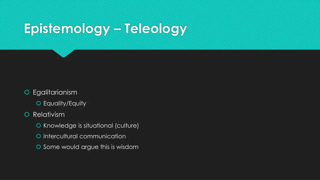 epistemology teleology 3