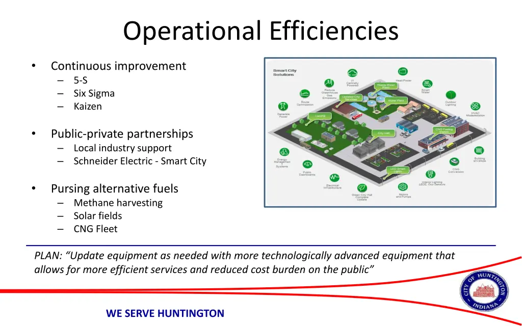 operational efficiencies