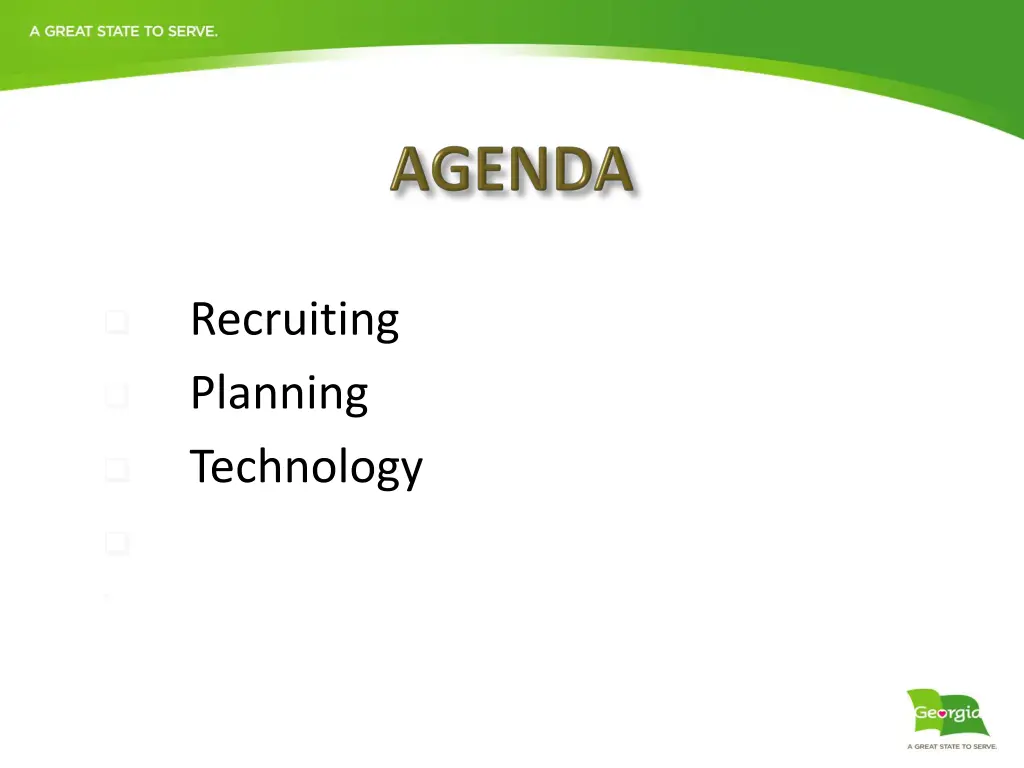 recruiting planning technology