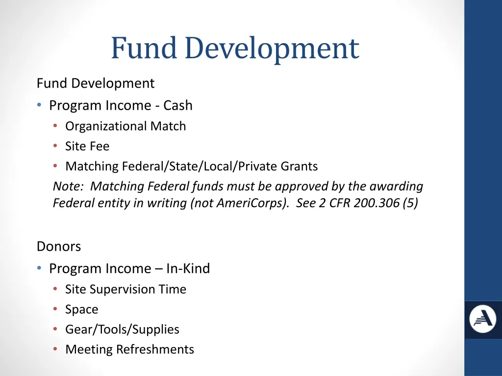 fund development