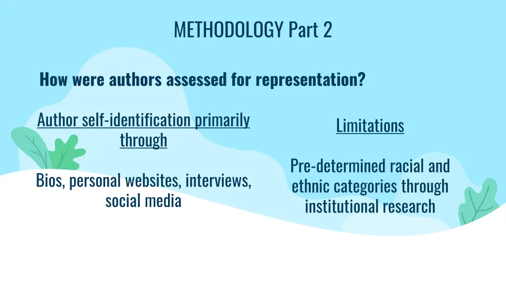 methodology part 2