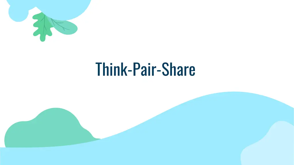 think pair share