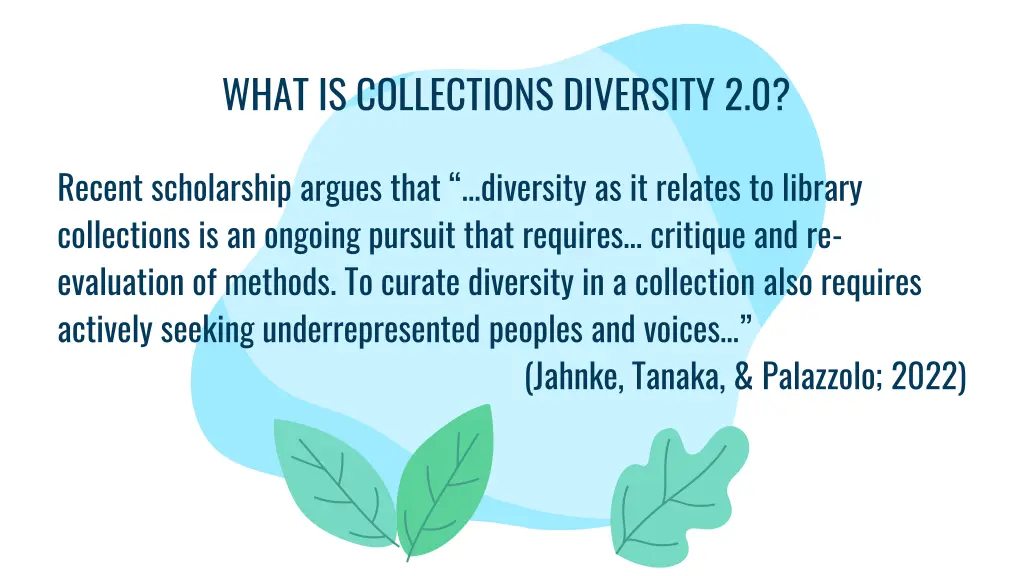 what is collections diversity 2 0