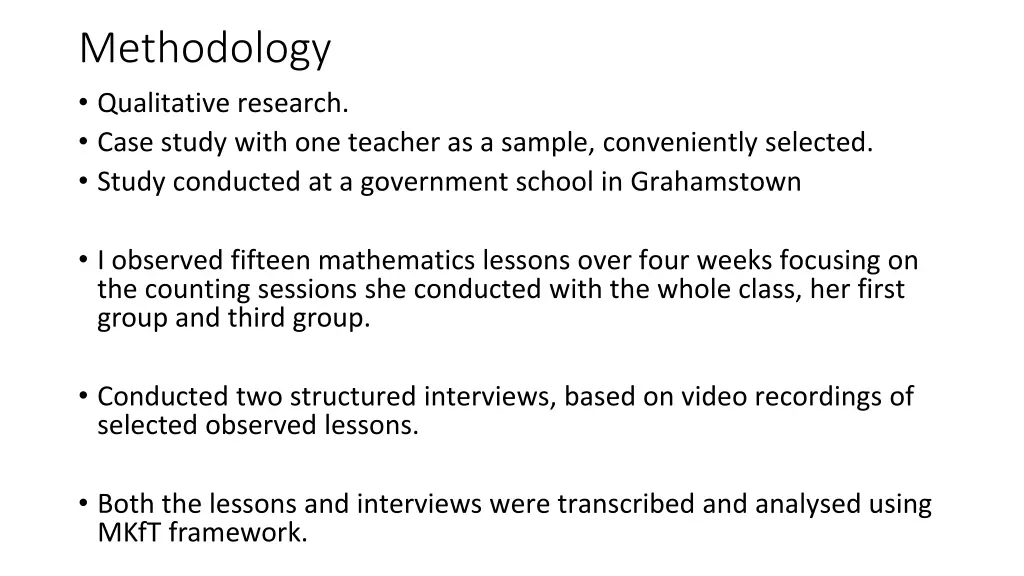 methodology qualitative research case study with