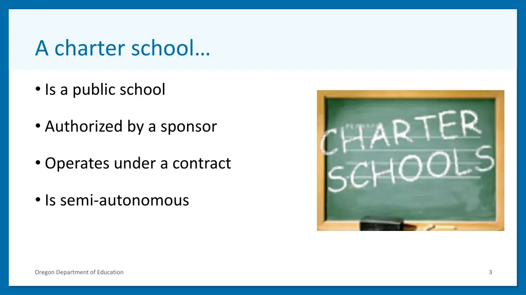 a charter school