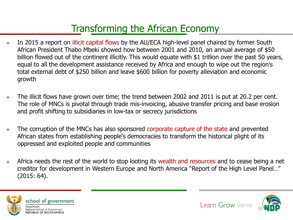 transforming the african economy 1