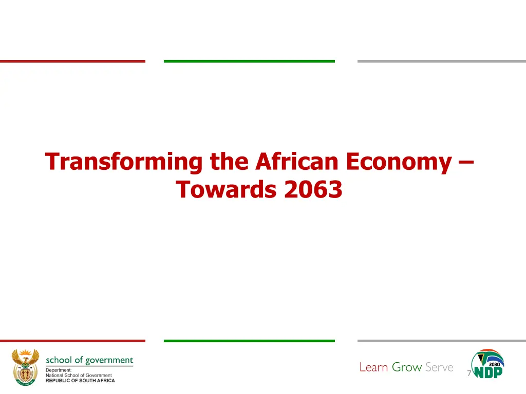 transforming the african economy towards 2063