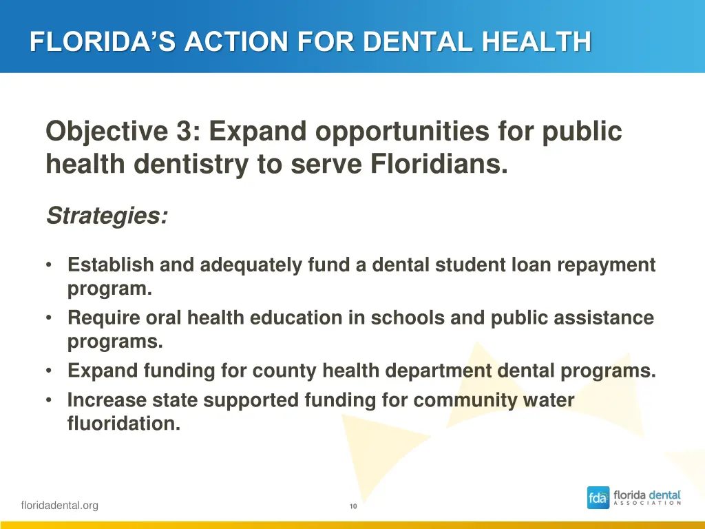 florida s action for dental health 9