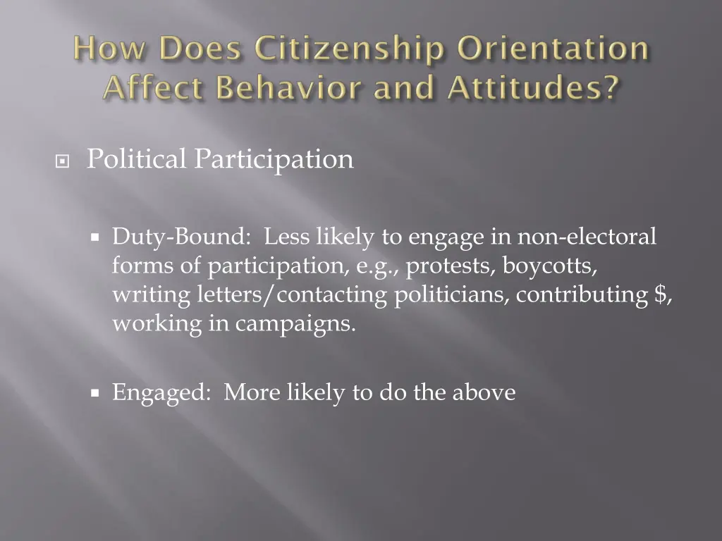 political participation