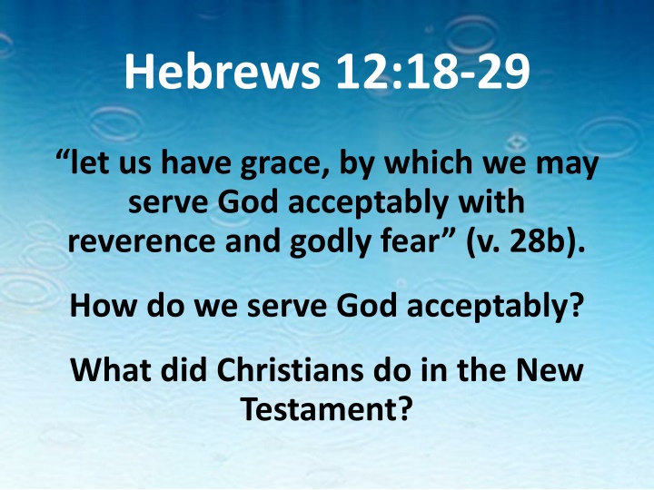 hebrews 12 18 29