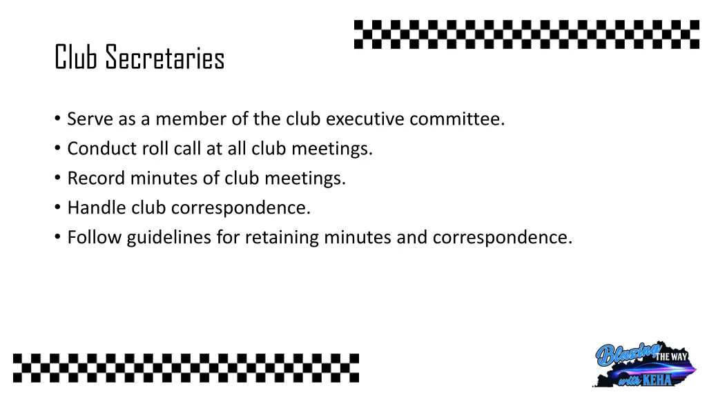 club secretaries