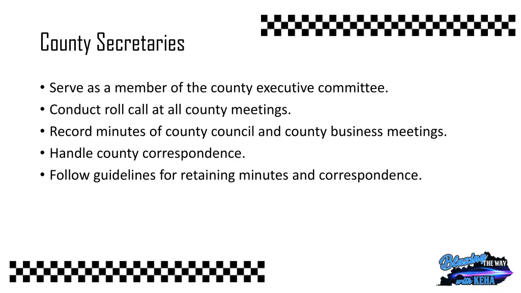 county secretaries