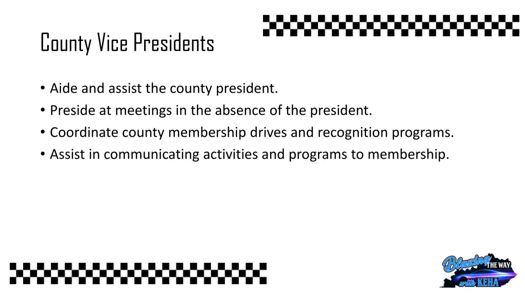 county vice presidents