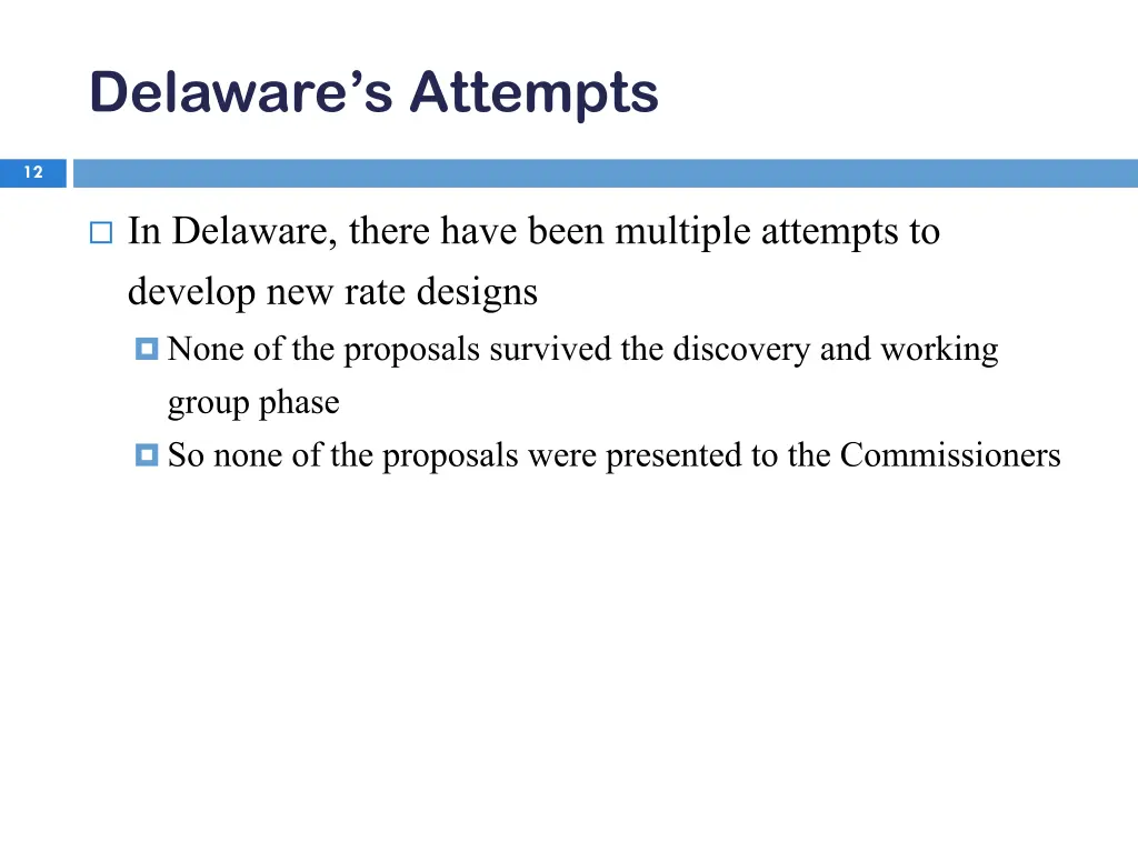 delaware s attempts