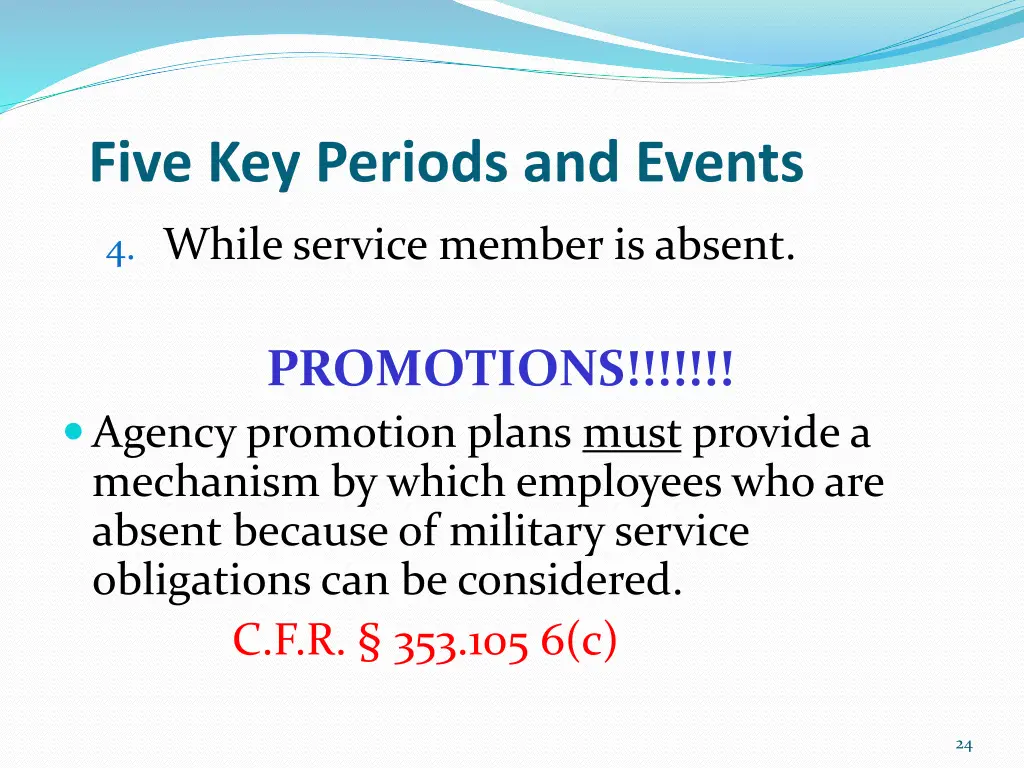 five key periods and events 9