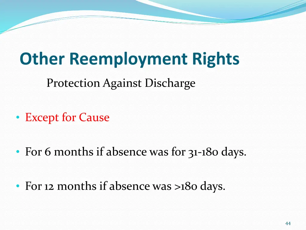 other reemployment rights 1