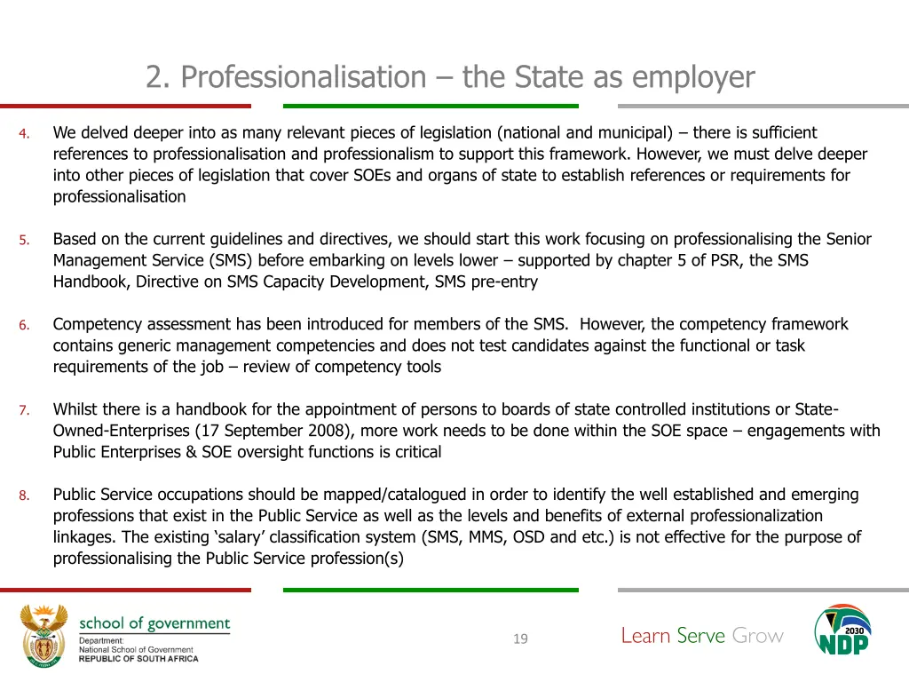 2 professionalisation the state as employer 1