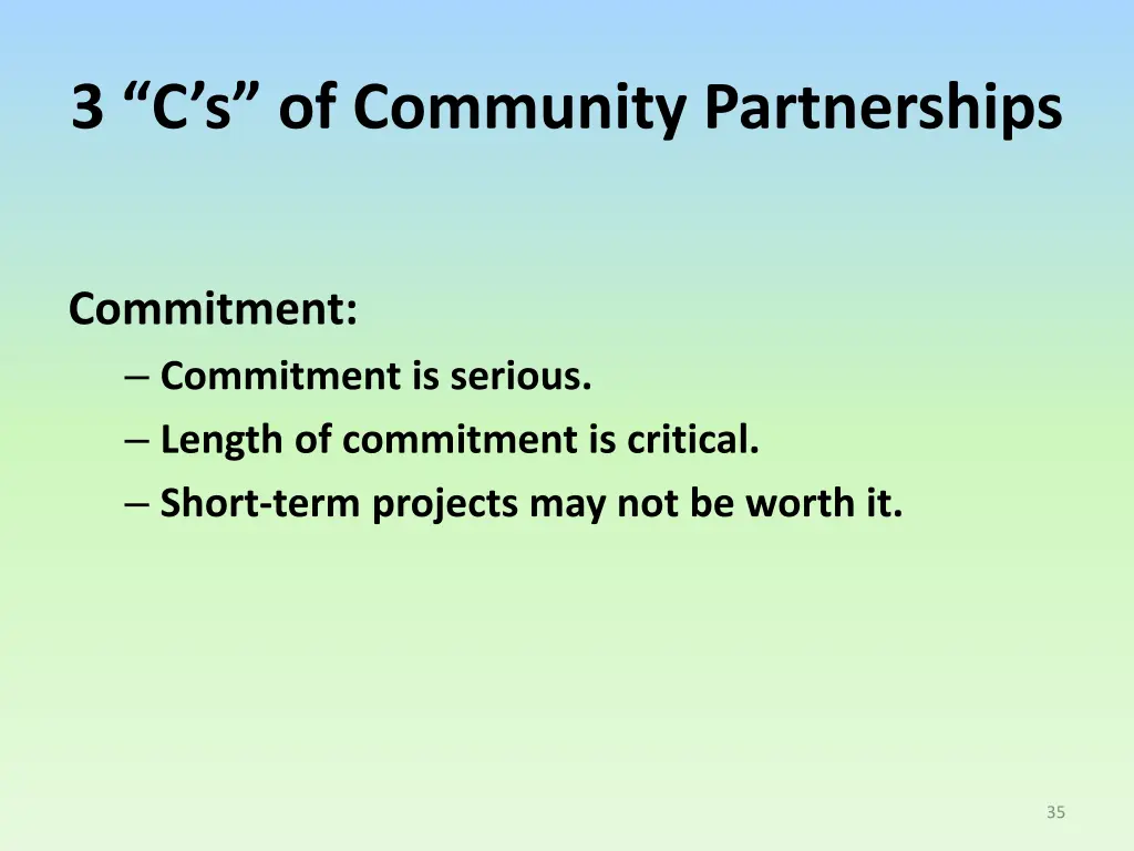 3 c s of community partnerships 2