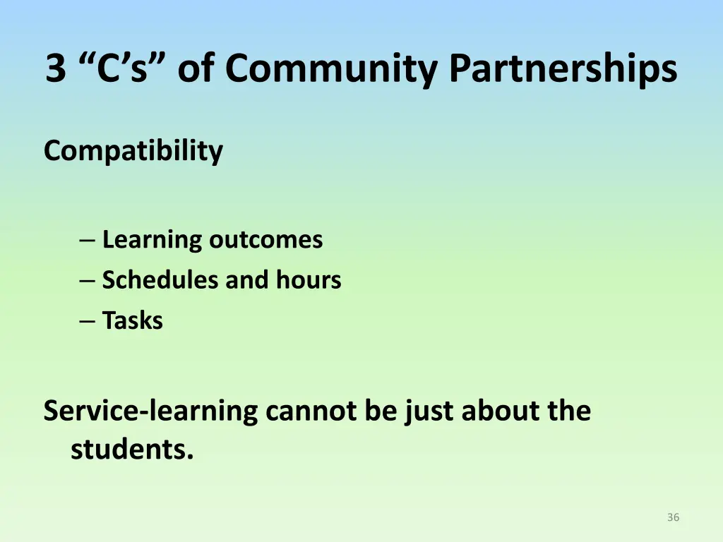 3 c s of community partnerships 3