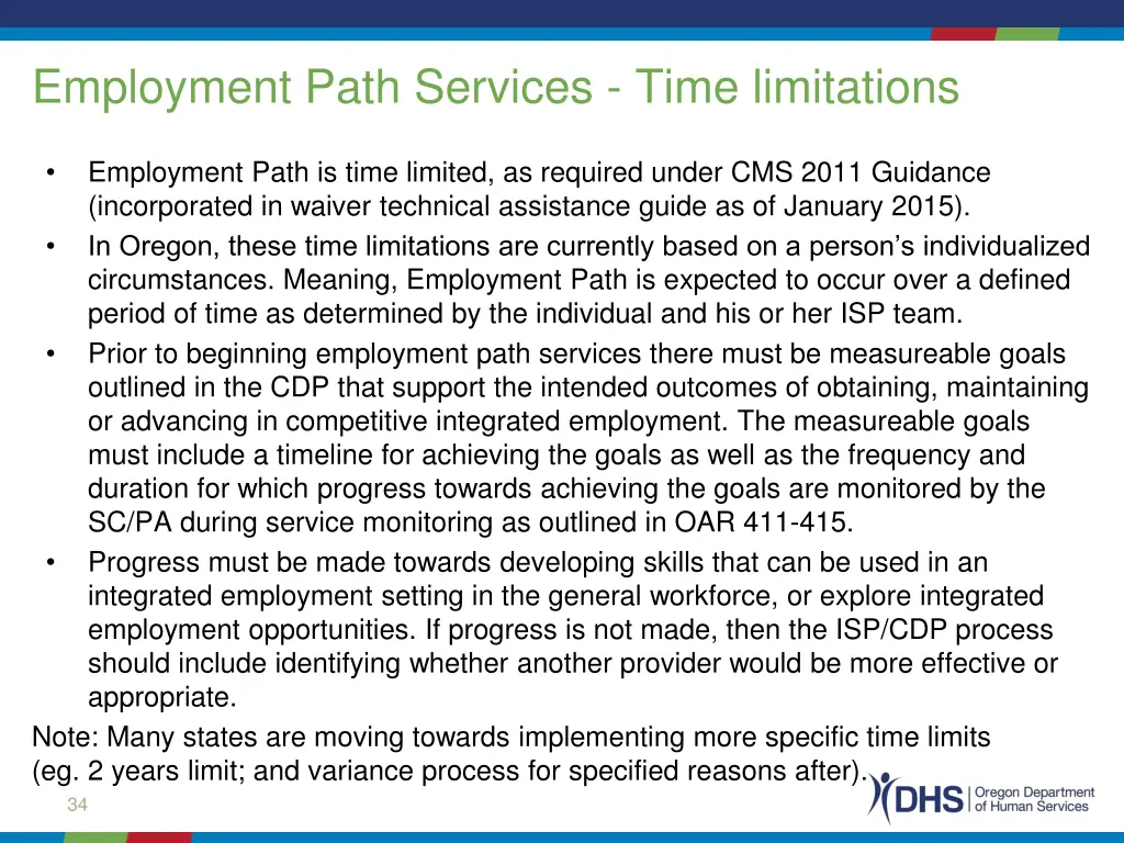 employment path services time limitations