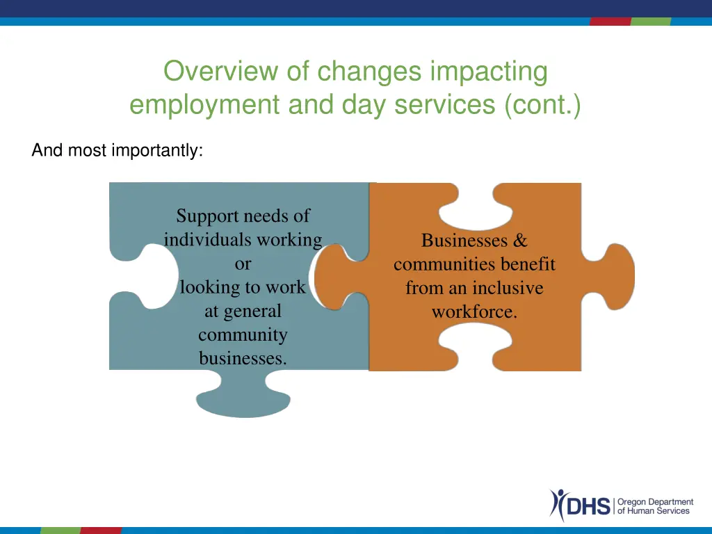 overview of changes impacting employment 1