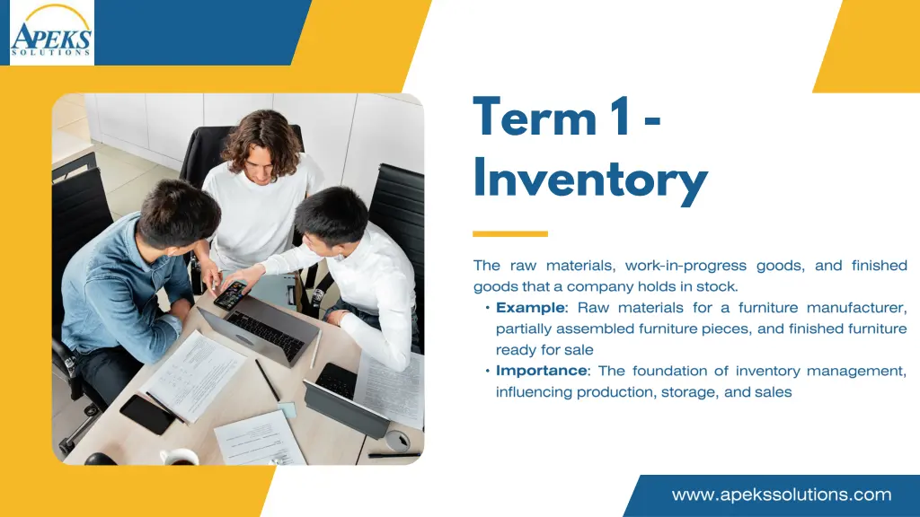 term 1 inventory