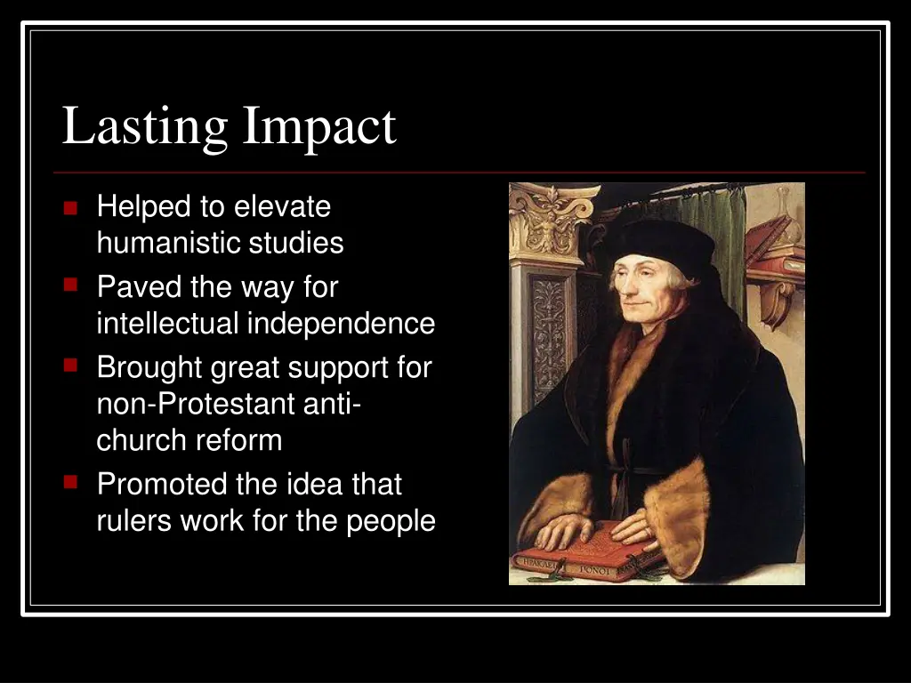 lasting impact