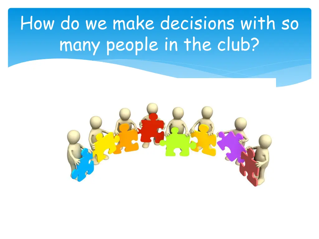 how do we make decisions with so many people