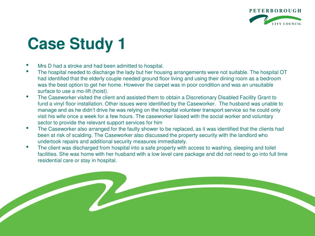 case study 1