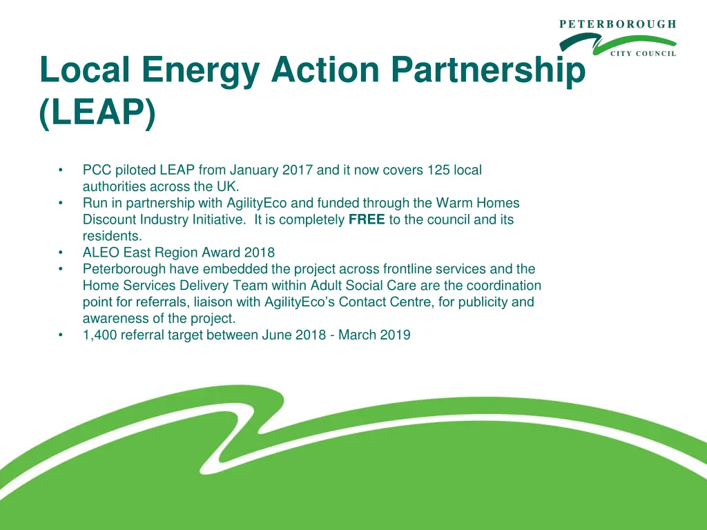 local energy action partnership leap