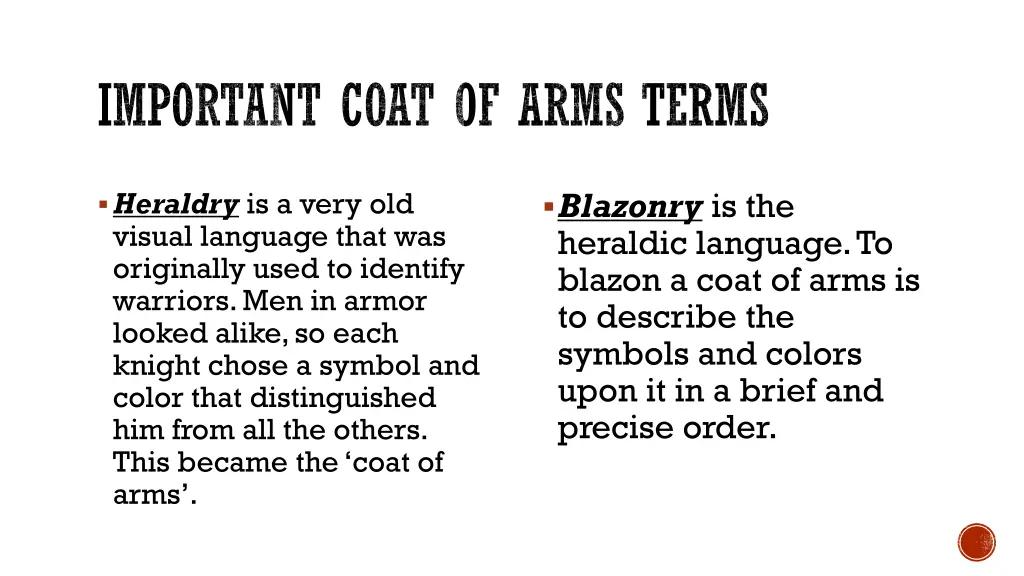 important coat of arms terms