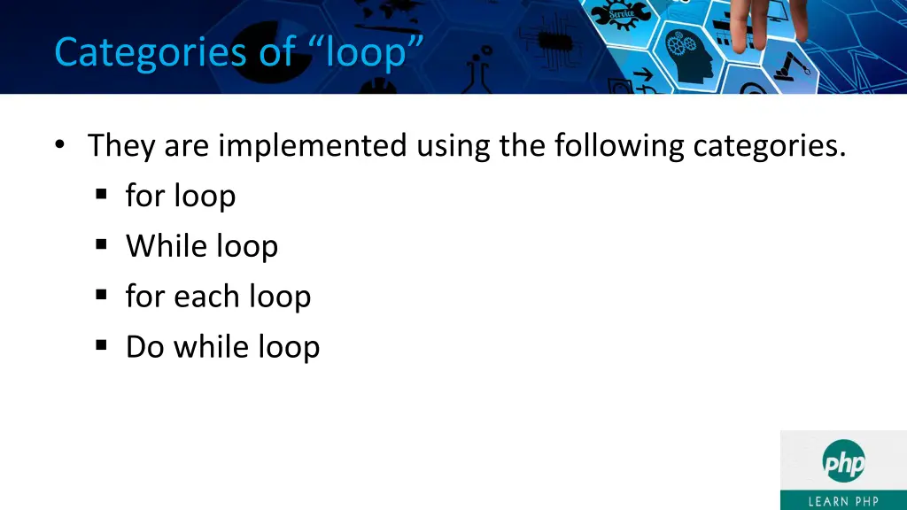 categories of loop