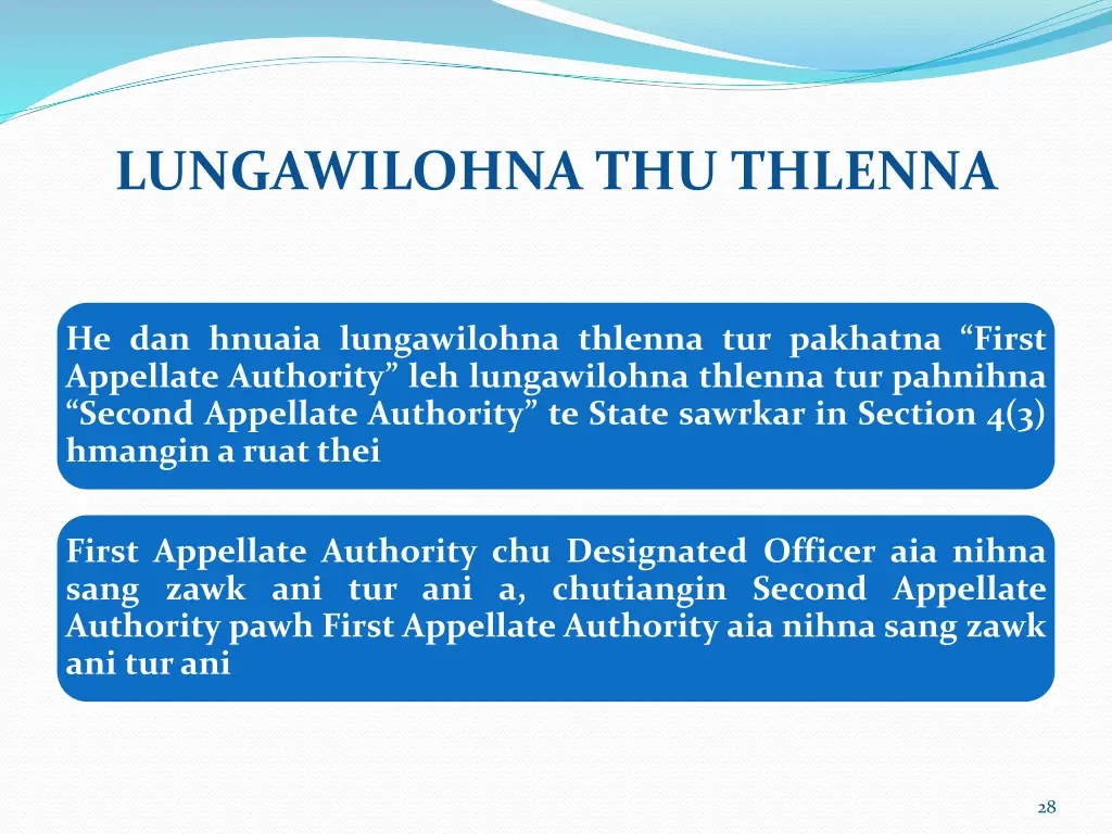 lungawilohna thu thlenna