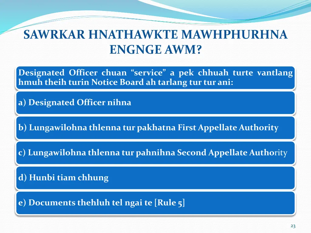 sawrkar hnathawkte mawhphurhna engnge awm 2