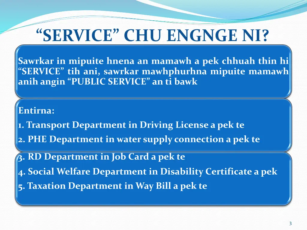 service chu engnge ni